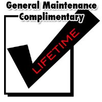 Lifetime Complimentary Machine Cleaning and Maintenance